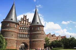 Holstentor of Lubeck, Germany