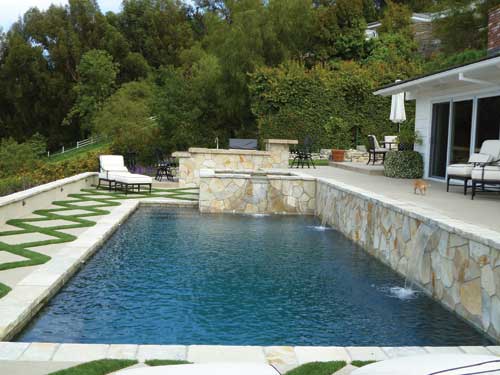 Natural Stone In Swimming Pools